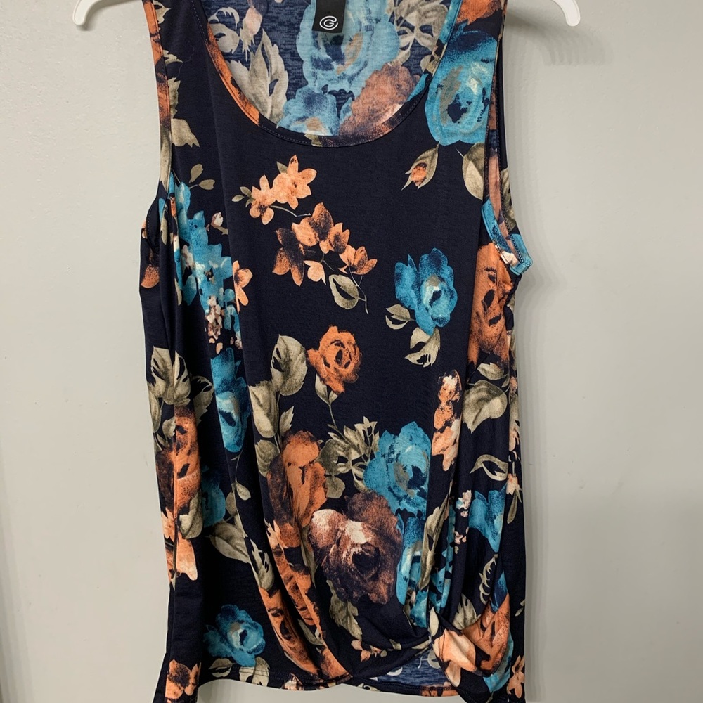 Floral tank top